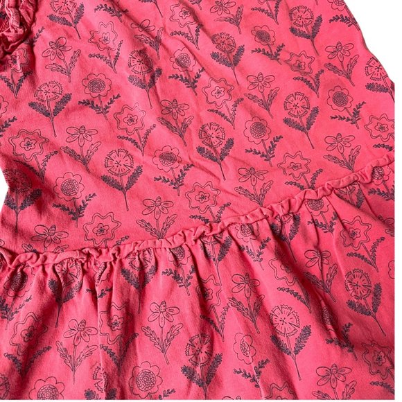 Tea Collection Girl's 3 Flutter Sleeve Floral Dress - Picture 3 of 4